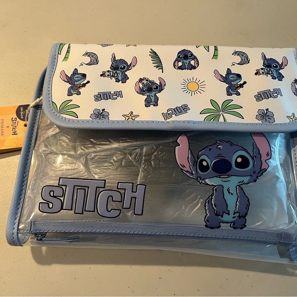 Disney Blue and White Stitch Bag